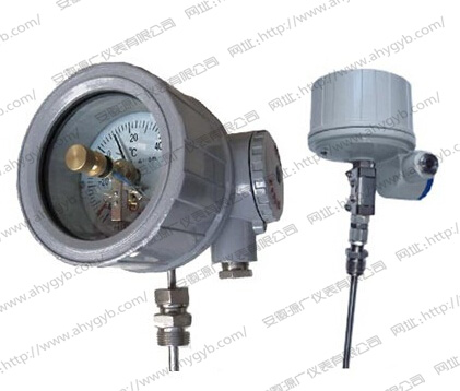 Double metal thermometer